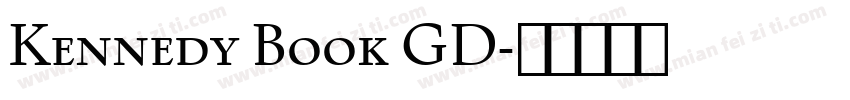 Kennedy Book GD字体转换